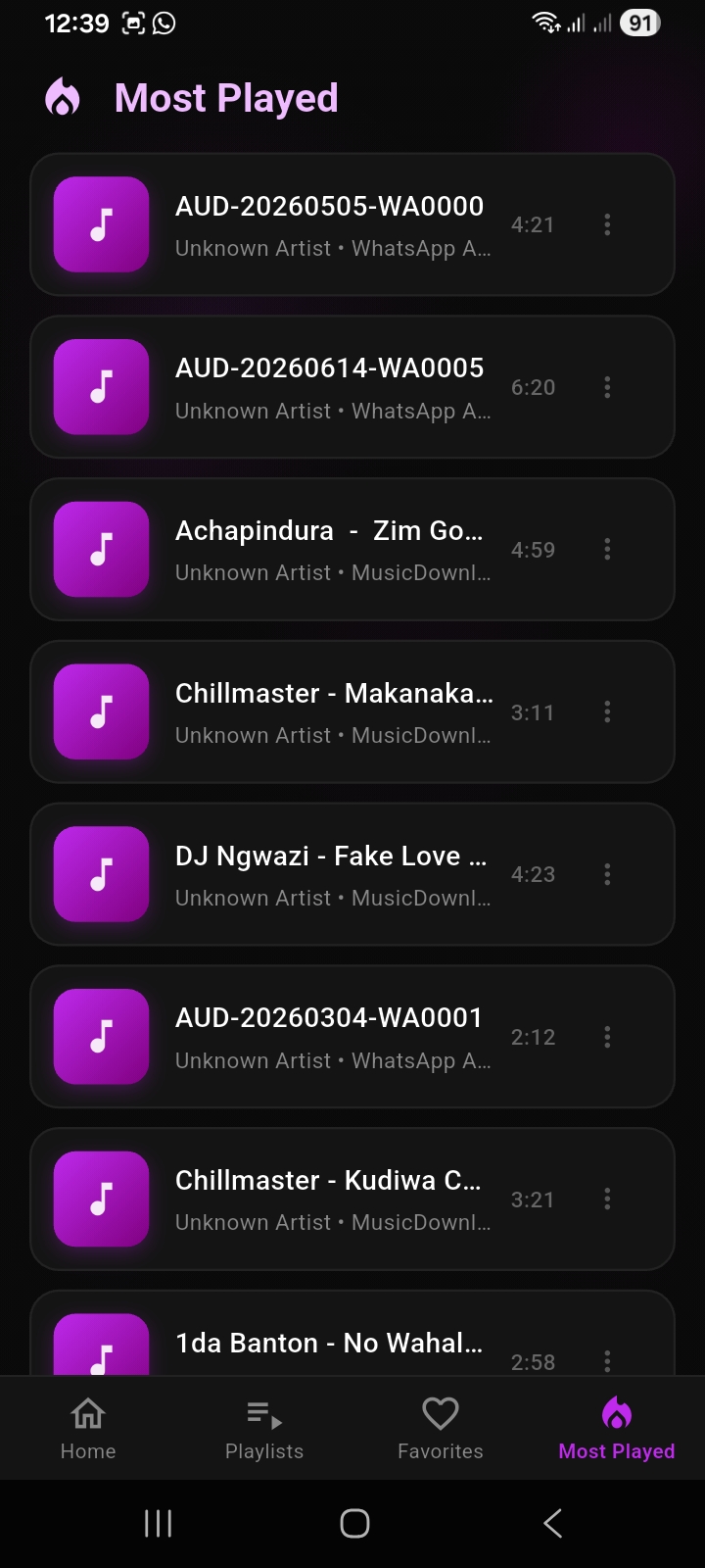 BeatVault – Flutter Music Player