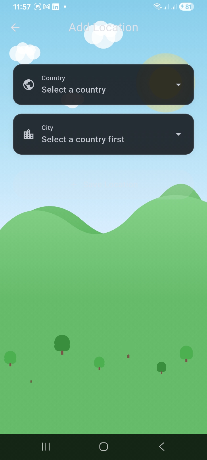 Weatherly – Flutter Weather App screenshot 3